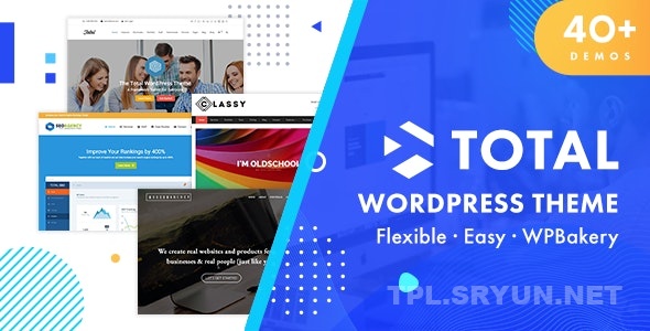 Total响应式多用途WordPress主题适用多行业主题模板