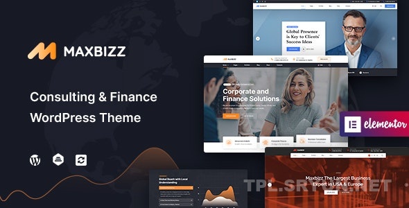 Maxbizz – Consulting & Financial Elementor WordPress Theme投资咨询主题