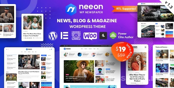 Neeon – 优质WordPress新闻杂志响应式主题