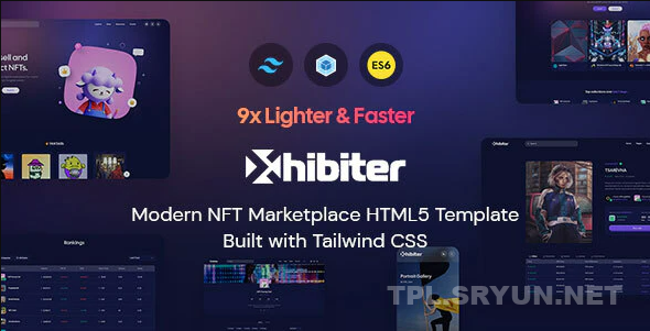 Xhibiter |NFT 市场 HTML 模板