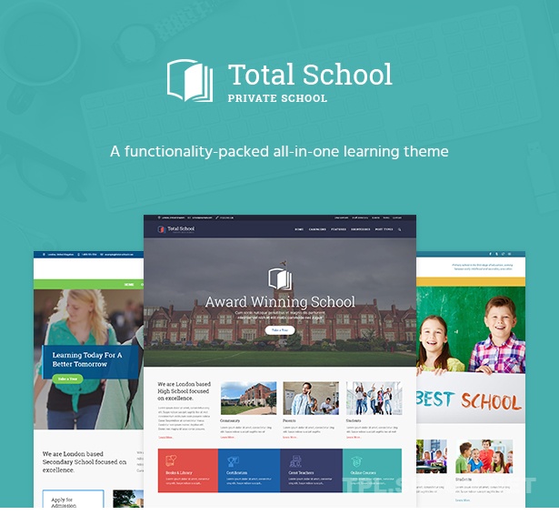 TOTAL SCHOOL V1.1.3 – LMS和教育 WordPress 主题-尚睿切图网