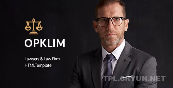 Opklim v1.0 – 律师和律师事务所 HTML 模板