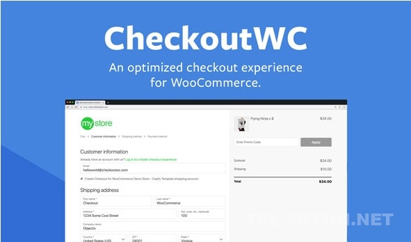 CheckoutWC v9.0.22 – 优化的 WooCommerce 结帐页面