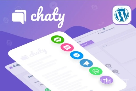 Chaty Pro v3.2.1 – 浮动聊天小部件、联系人图标、消息、电报、电子邮件、短信、通话按钮