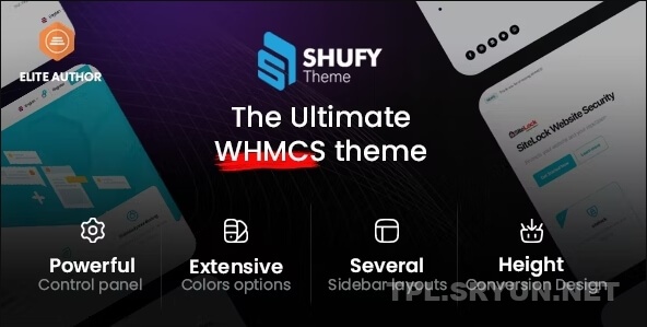 ShufyTheme - 终极 WHMCS 主题